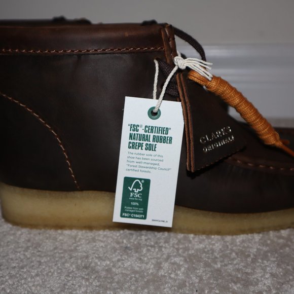 Clarks Brown Leather 9.5 - Picture 3 of 4